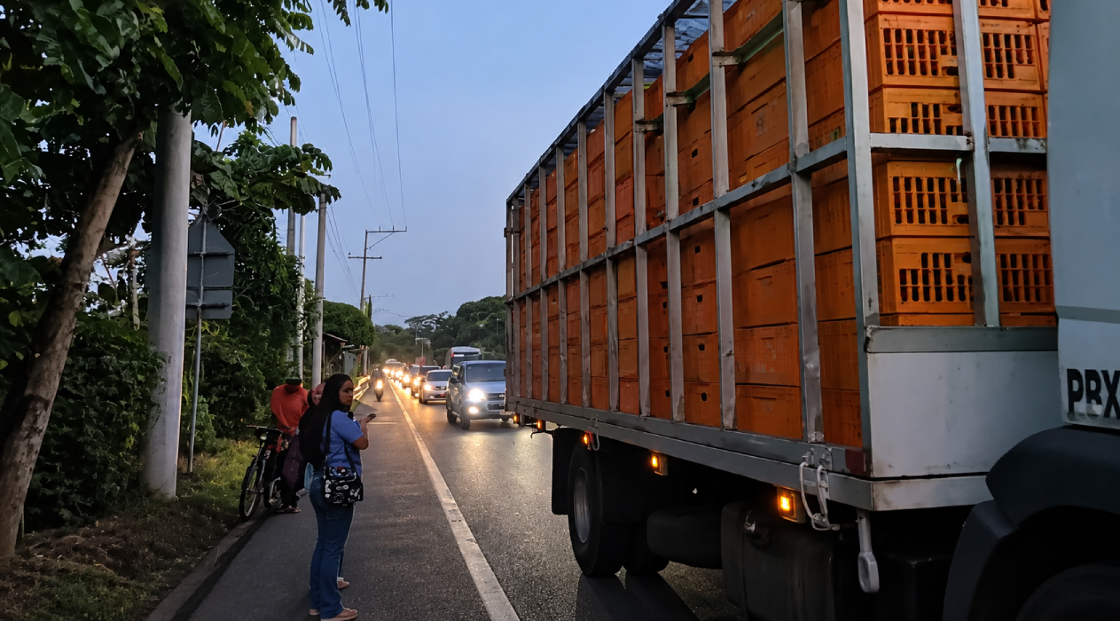El VMT reporta carriles reversibles activos y tráfico controlado en el Gran San Salvador y Panamericana. Foto: @VMTElSalvador