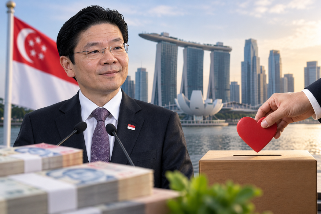 El salario de referencia del primer ministro de Singapur, Lawrence Wong, pasará de S$2.2 millones a S$3.6 millones anuales. Foto: Ilustración.