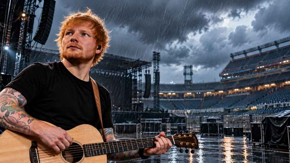 Ed Sheeran tenía programados dos conciertos consecutivos en el Gillette Stadium este 25 y 26 de septiembre como parte de su LOOP Tour. Foto: Ilustración.