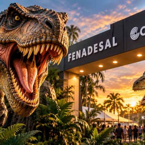 Los dinosaurios serán el eje de CIFCO Jurásico, que tendrá nueve fechas en FENADESAL entre octubre y noviembre. Foto: Ilustración.