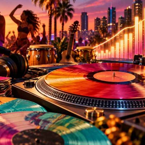 El vinilo vive un fuerte repunte dentro del mercado de la música latina en Estados Unidos, mientras el streaming continúa concentrando la mayor parte de los ingresos de la industria. Foto: Ilustración.