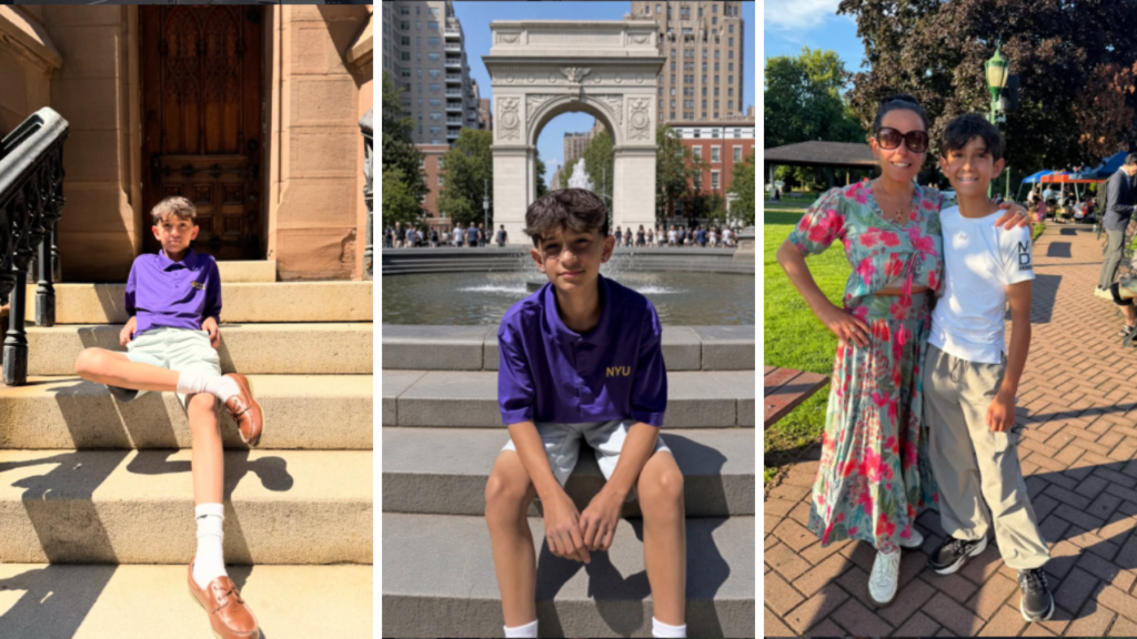 Joe Petraro-Hyppolite tiene 13 años y ya fue aceptado para continuar estudios de posgrado en NYU tras completar su licenciatura. Instagram