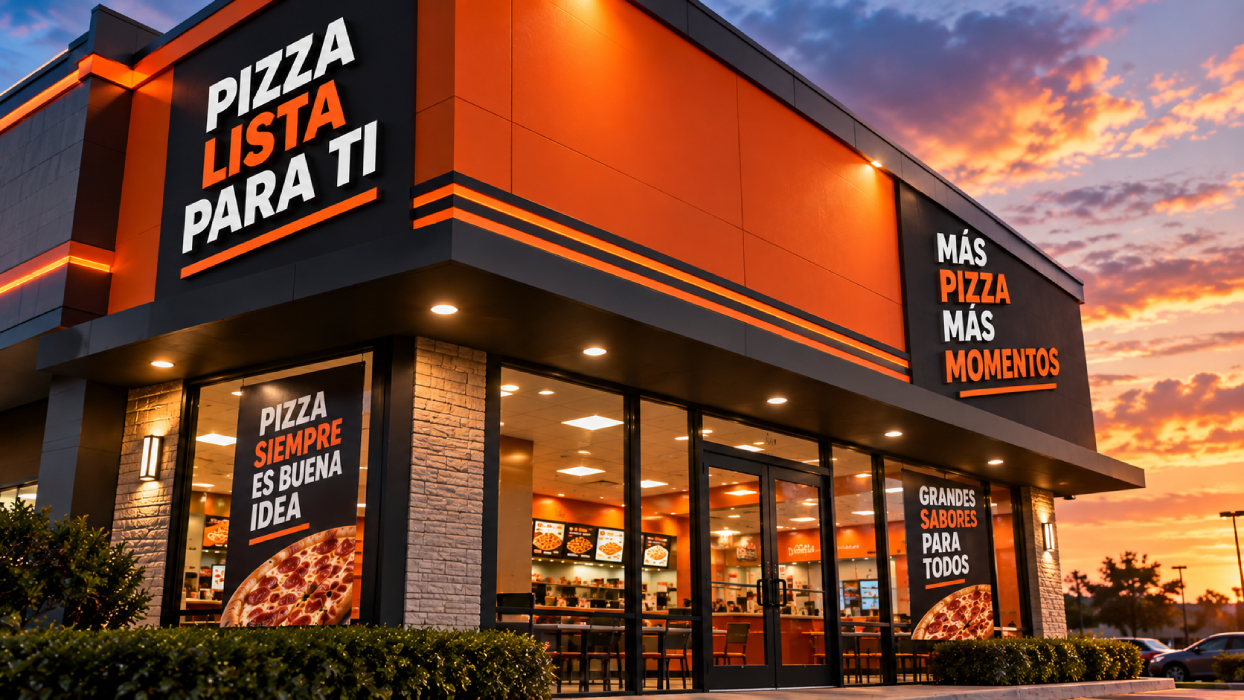 Una popular cadena de pizzas convirtió un apodo nacido en redes sociales en parte de una campaña que rápidamente llamó la atención en México. Foto: Ilustración.