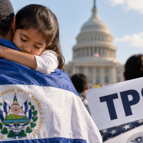 Familias salvadoreñas en EE.UU. a la espera de una decisión sobre el TPS. Foto: Ilustración.