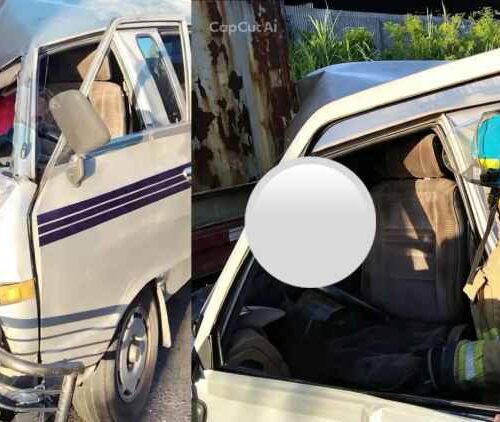 Equipos de emergencia atendieron el accidente de un microbús que transportaba estudiantes en la Carretera de Oro. Foto: cortesía.