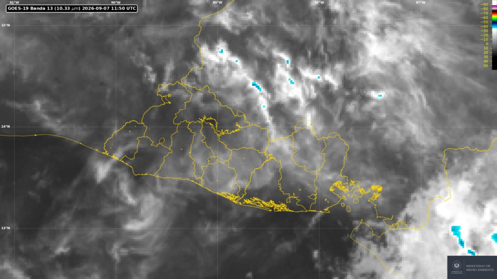 Pronóstico del clima en El Salvador para este lunes