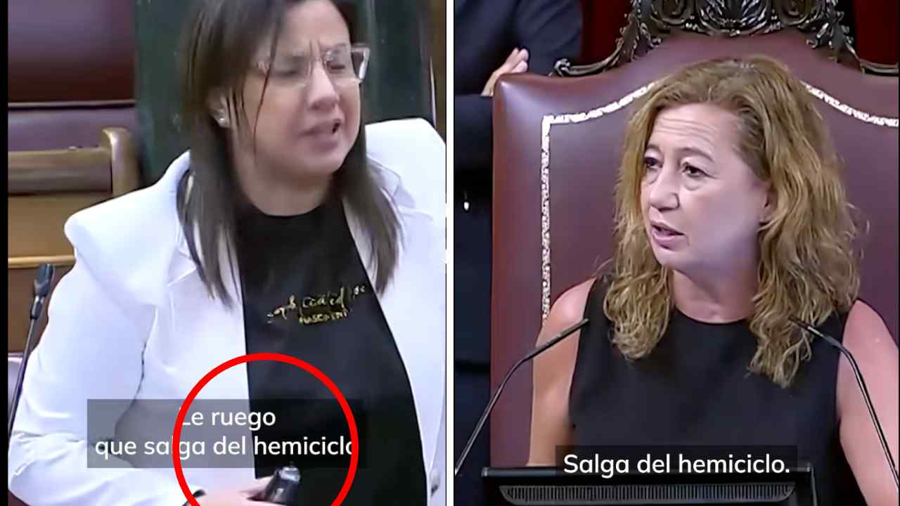 La diputada española Ana Belén Vázquez mostró un bote de gas pimienta durante una sesión del Congreso. La presidenta de la Cámara lo calificó como “arma” y ordenó su salida.
