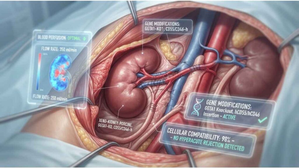 ¡MILAGRO DE LA CIENCIA! Hombre vive 271 días sin diálisis con un riñón de cerdo