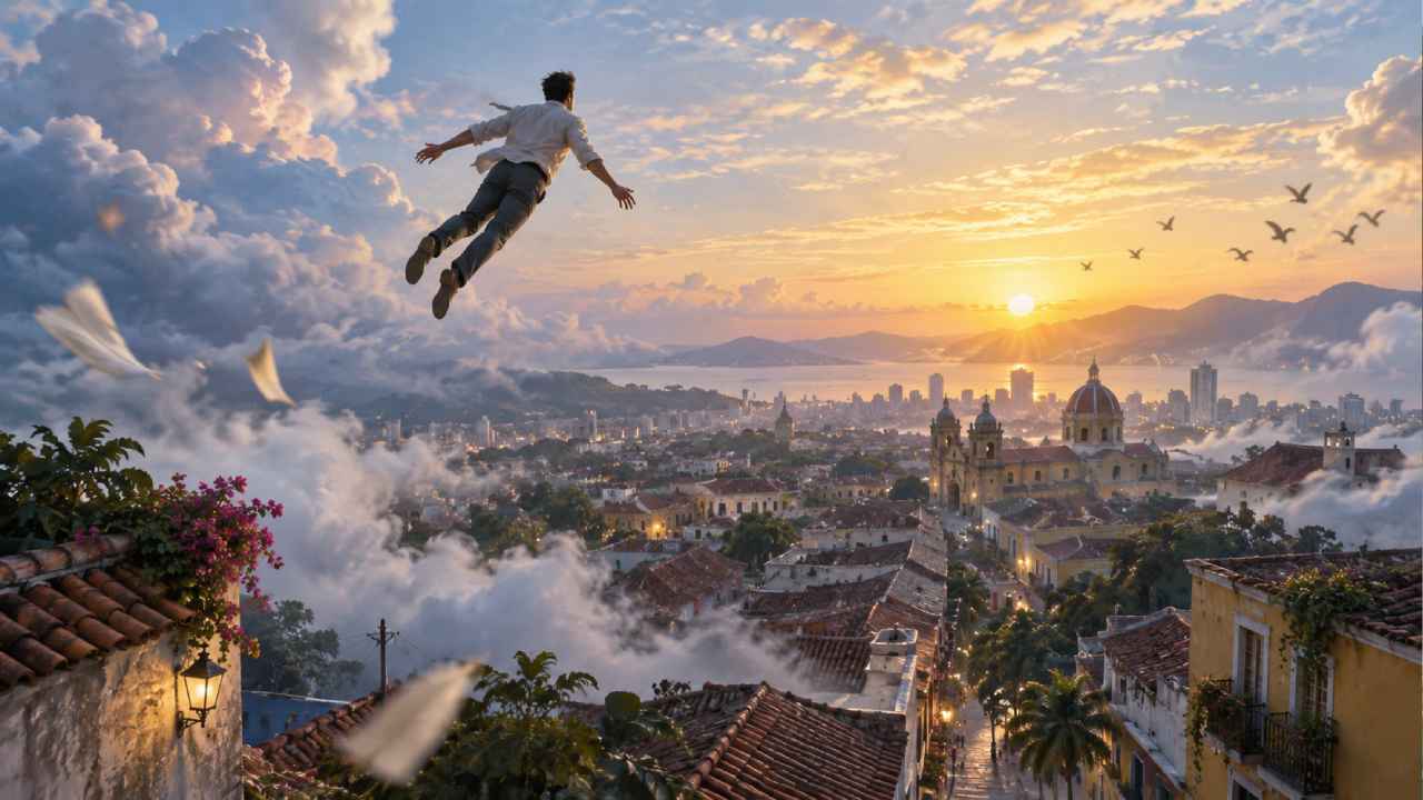 Los sueños de volar no poseen un significado médico universal; la investigación estudia su relación con la memoria, las emociones y las experiencias de la vigilia. Ilsutración