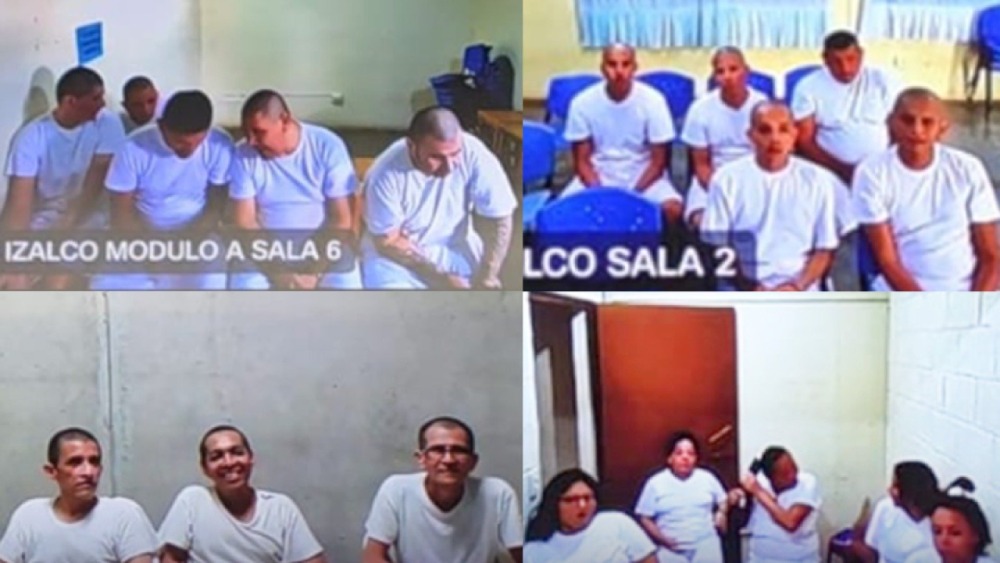 Fotografía de archivo referente a traslados y procesos judiciales contra miembros de estructuras criminales en El Salvador. Foto: x.com/JuzgadosSV