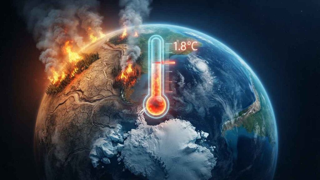 ¡ADVERTENCIA DE LA ONU! Superar el umbral crítico de 1,5 °C de calentamiento global es inevitable