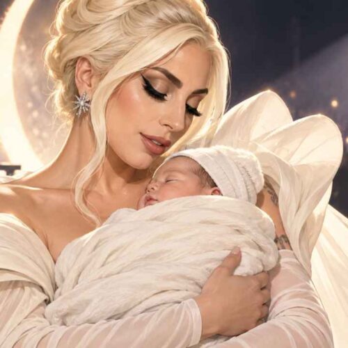 Lady Gaga y Michael Polansky se convirtieron en padres por primera vez después de varios años de relación y un compromiso anunciado en 2024. Ilustración.