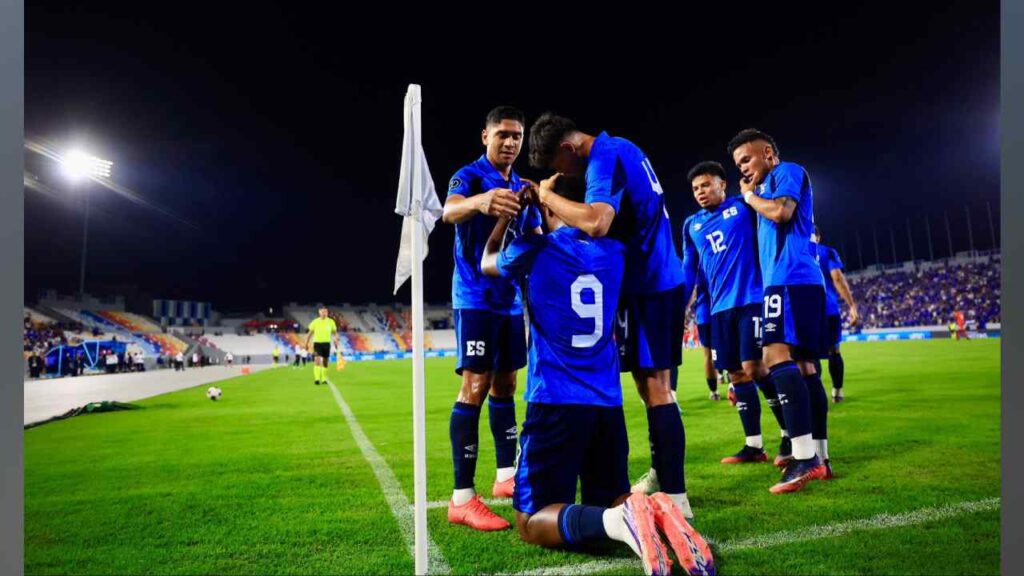 La Selecta comenzó con una victoria 3-1 sobre Martinica su participación en la Liga de Naciones de Concacaf. Foto: x.com/ LaSelecta_SLV