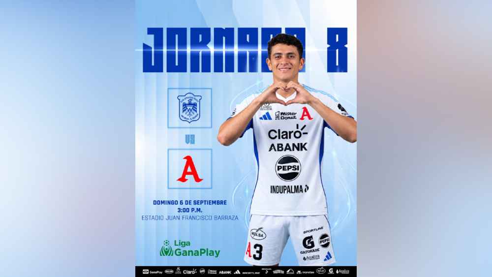 Afiche oficial de Alianza F.C. para el partido de la Jornada 8 ante C.D. Águila en San Miguel.