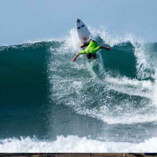 El surf juvenil mundial cierra este domingo su campeonato en La Bocana y El Sunzal tras reunir a 420 atletas de 56 países. Foto: ISA