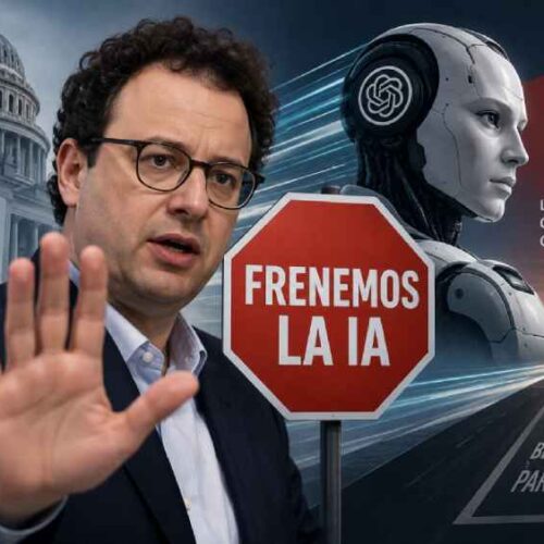 El fundador de Anthropic propone reducir el ritmo de desarrollo de la IA mientras mejoran los mecanismos destinados a controlar sus riesgos. Ilustración