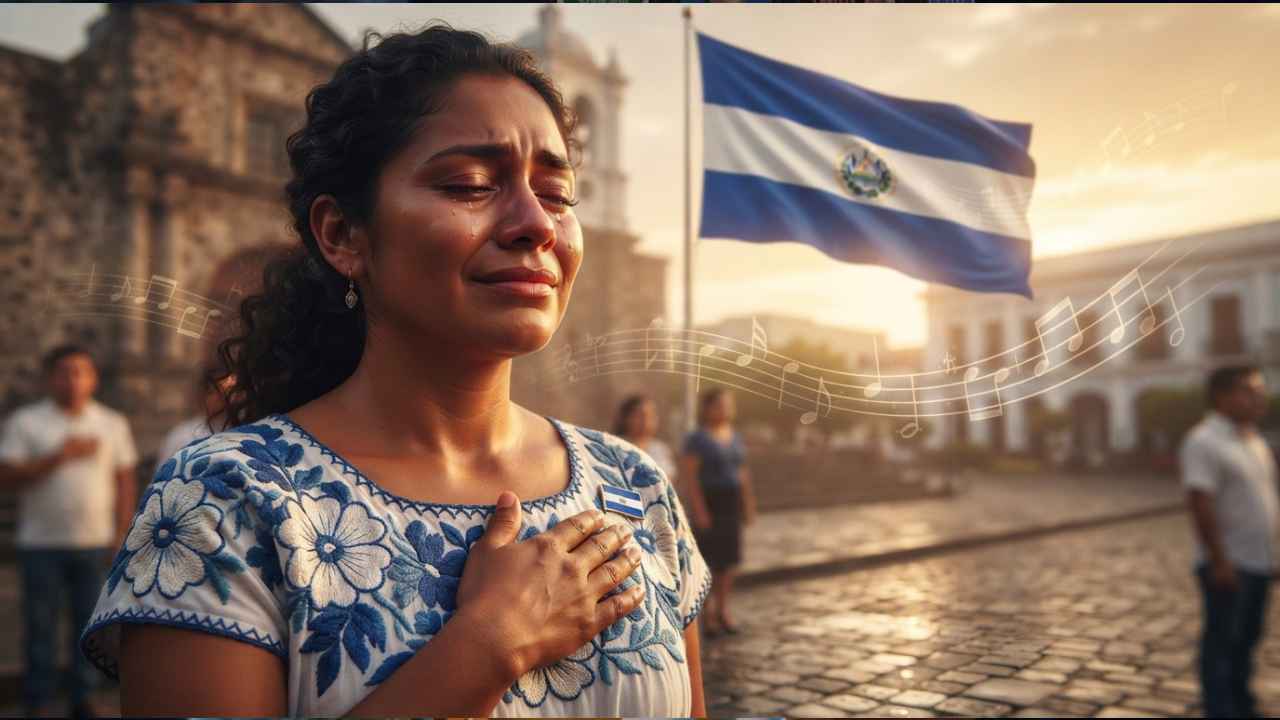 La Budapest Scoring Orchestra interpretó con maestría sinfónica las notas del Himno Nacional de El Salvador. Ilustración IA