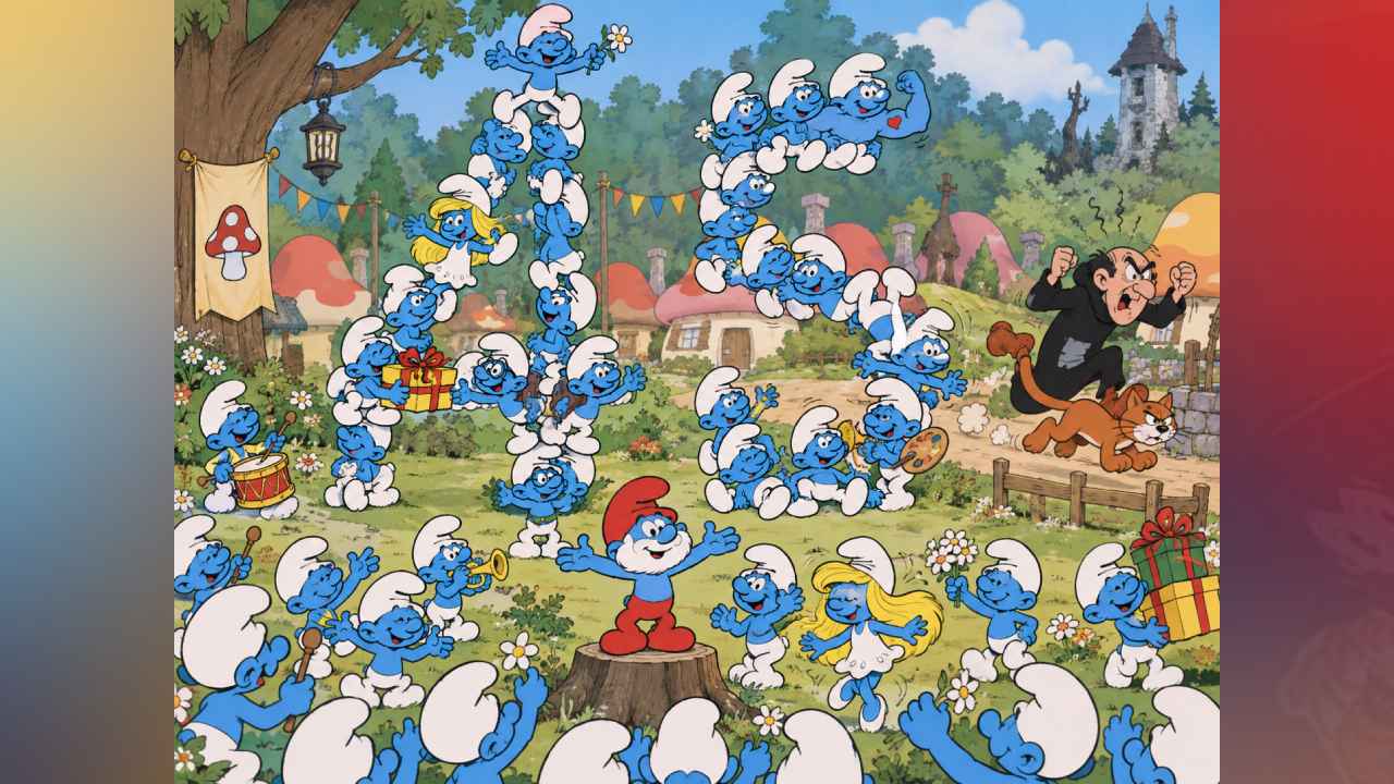Los Pitufos debutaron en la televisión estadounidense el 12 de septiembre de 1981 y permanecieron durante nueve temporadas.