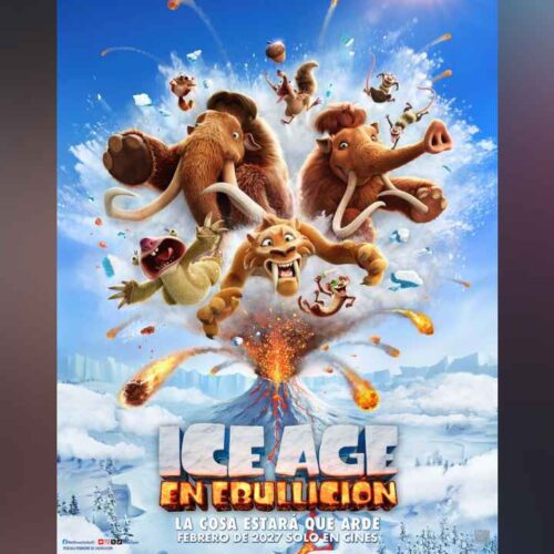 La Era de Hielo regresará al cine en febrero de 2027 con Manny, Sid, Diego, Ellie, Buck y Scrat. Cortesía.