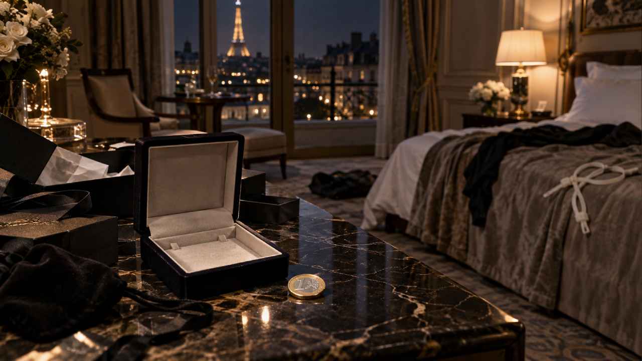 Kim Kardashian obtuvo una indemnización simbólica de un euro casi diez años después del robo sufrido en París. Ilustración.