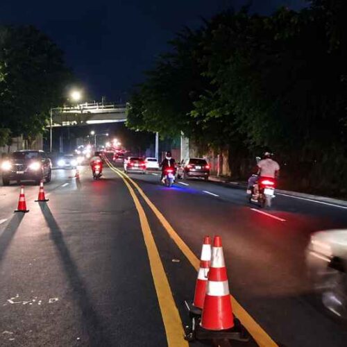 El tráfico en San Salvador tendrá dispositivos especiales durante este lunes 5 de octubre. Foto: VMT.