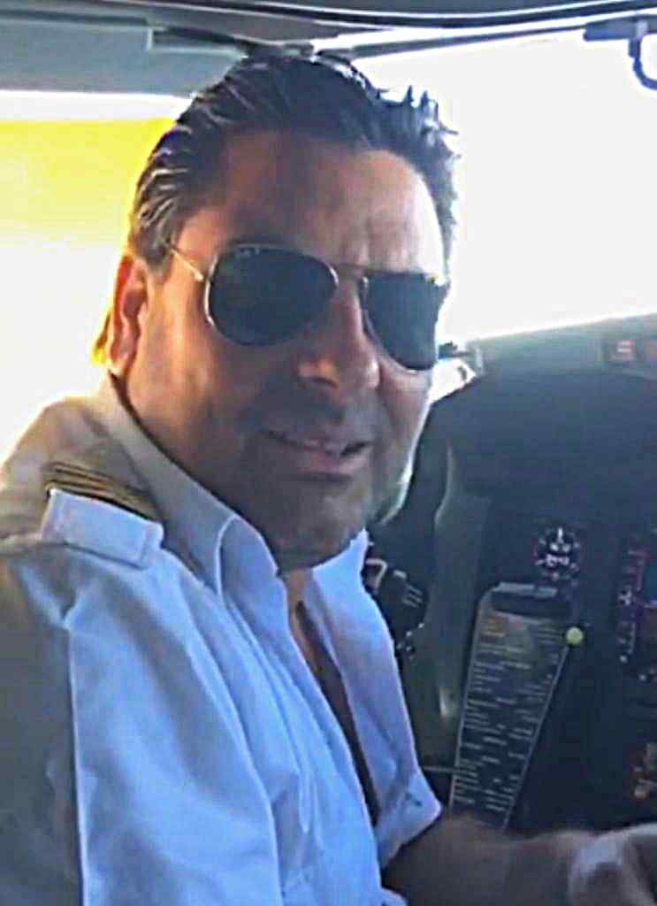 Sebastián Favre, de 49 años, expiloto de Aerolíneas Argentinas. Internet.