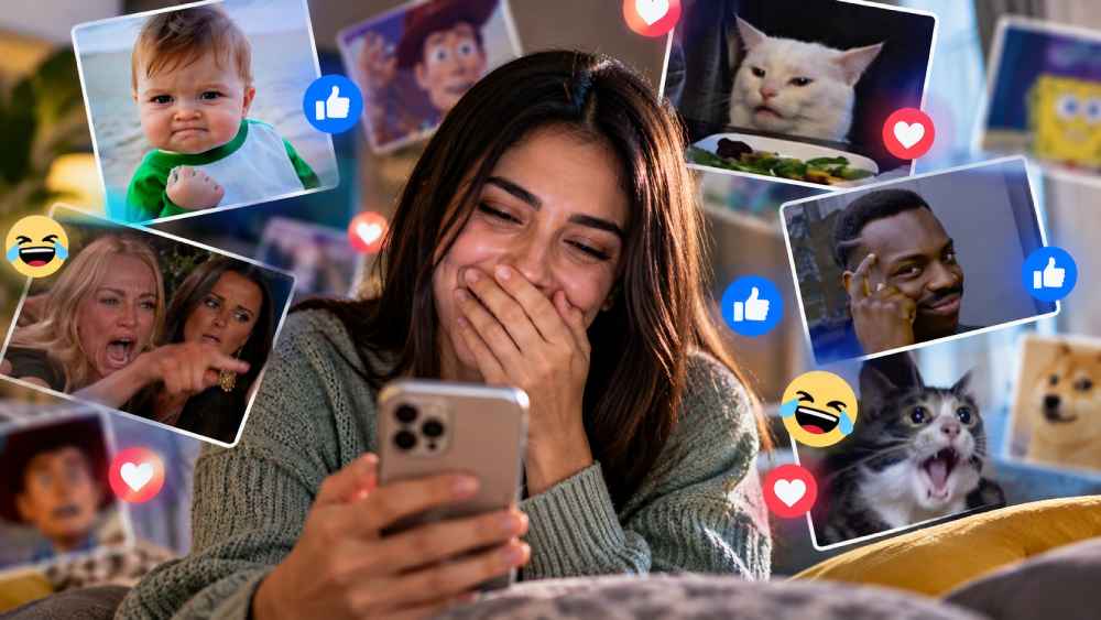 Los memes pueden permanecer vigentes durante años gracias a su capacidad para adaptarse a nuevas situaciones. Foto: Ilustración.