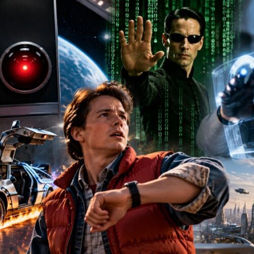 El cine de ciencia ficción ha imaginado dispositivos y experiencias que encuentran paralelos en la tecnología moderna. Foto: Ilustración