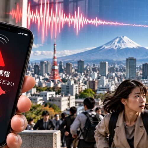 Japón utiliza instrumentos de vigilancia para detectar terremotos y emitir advertencias antes de la llegada de movimientos fuertes. Foto: Ilustración.