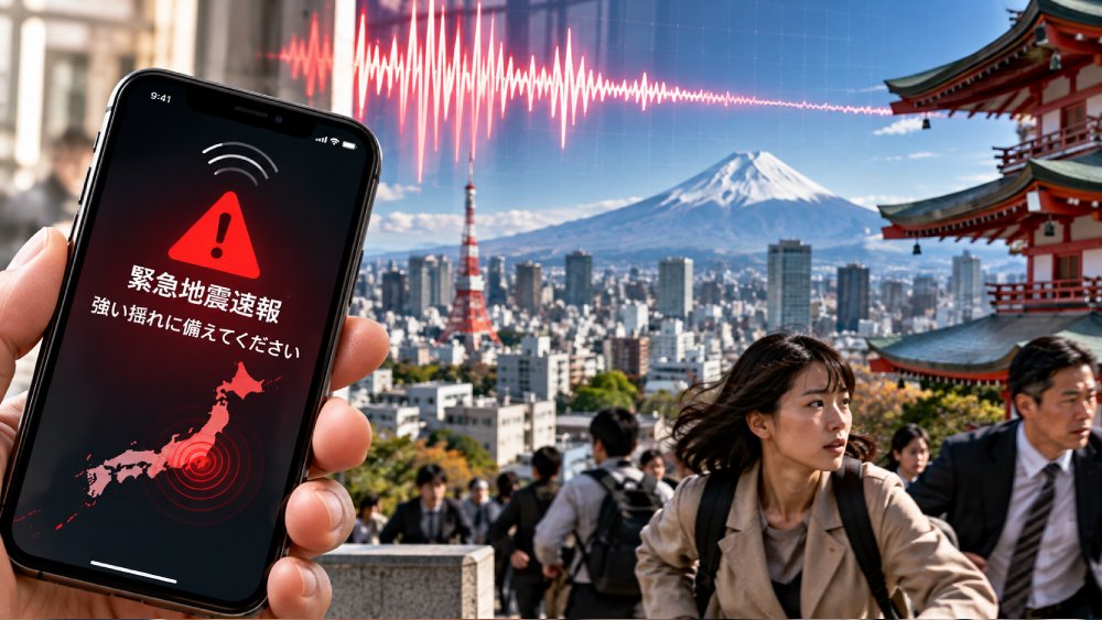 Japón utiliza instrumentos de vigilancia para detectar terremotos y emitir advertencias antes de la llegada de movimientos fuertes. Foto: Ilustración.