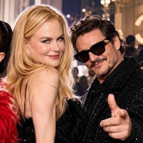 Nicole Kidman participó junto a Dua Lipa, Pedro Pascal y Kristen Wiig en el video grabado durante la Semana de la Moda de París. Foto: Ilustración.