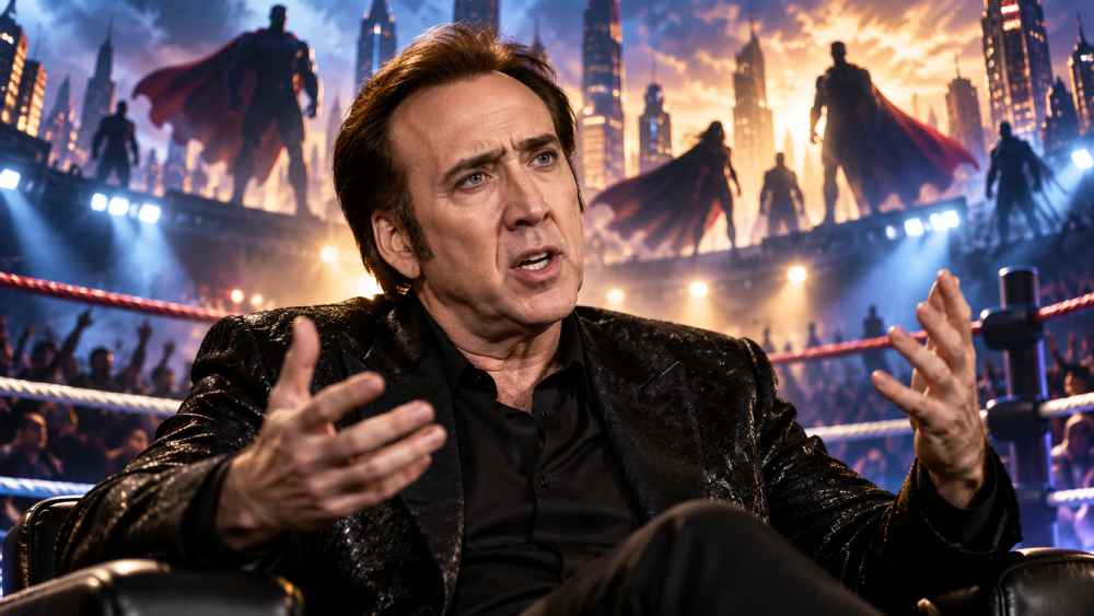 Nicolas Cage cuestionó el rumbo de Marvel y comparó sus grandes batallas de superhéroes con el espectáculo de la WWE. Foto: Ilustración.