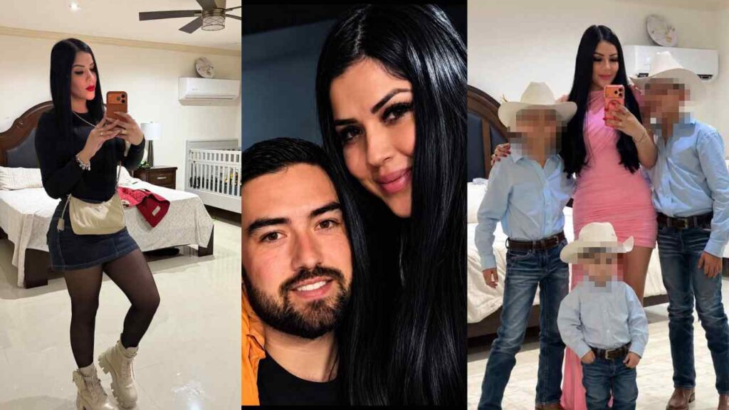 Cindy Tamez y sus tres hijos. La Fiscalía de Nuevo León investiga un presunto homicidio múltiple seguido de suicidio ocurrido en Montemorelos. Fotos: Facebook