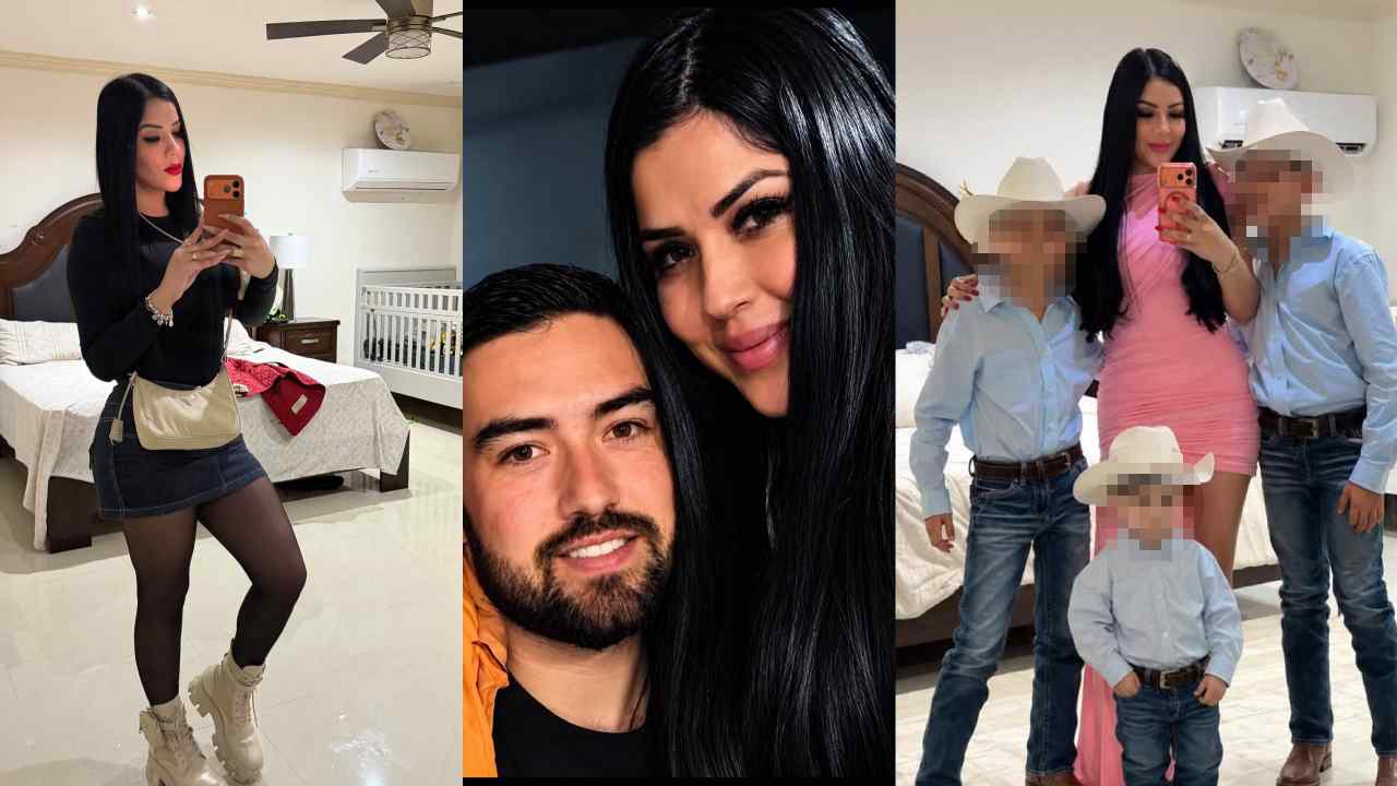 Cindy Tamez y sus tres hijos. La Fiscalía de Nuevo León investiga un presunto homicidio múltiple seguido de suicidio ocurrido en Montemorelos. Fotos: Facebook