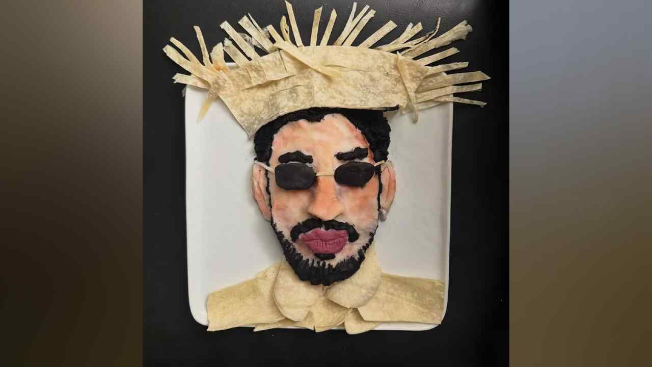 ¡INESPERADO! Bad Bunny y su cara con papas, verduras, tortillas y otros alimentos