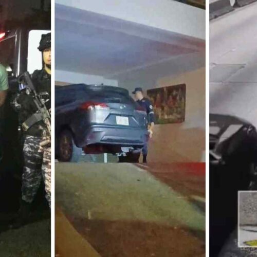 PNC reporta captura de conductor de 20 años tras atropello en Santa Tecla. El vehículo fue localizado en Melara y el detenido será remitido por lesiones culposas. Fotos: PNC