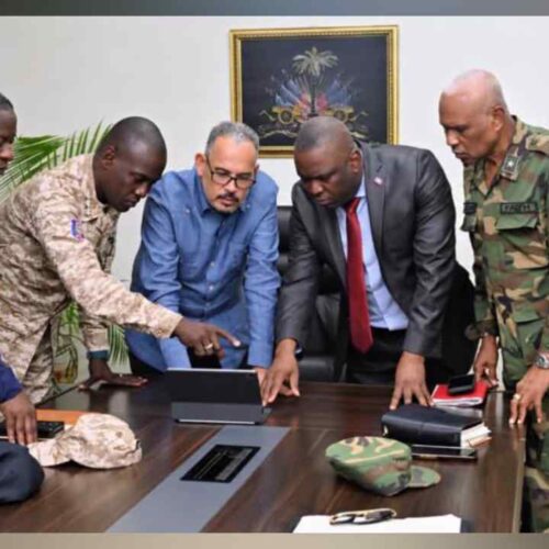 Operaciones de búsqueda de los cuatro militares salvadoreños en Haití, desaparecidos tras una emboscada el 18 de octubre de 2026. Imagen de archivo de la misión internacional. Foto: facebook / Primature Haiti