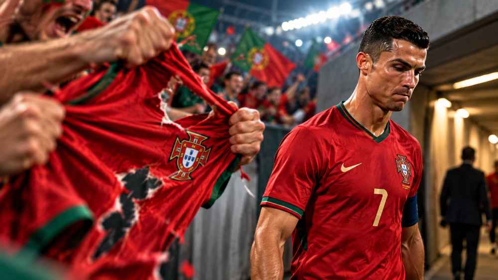 La salida de Cristiano Ronaldo de la concentración de Portugal desató una polémica que ya llegó hasta los aficionados en redes sociales. Foto: Ilustración.