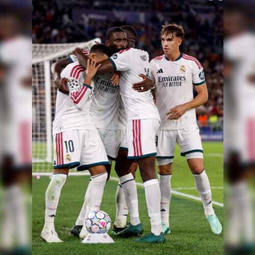 El Real Madrid derrotó 4-3 a la Roma con una remontada de tres goles en los minutos finales de la Champions League. Foto: @realradrid.