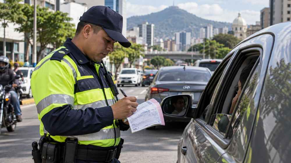Conductores salvadoreños podrán pagar multas de tránsito sin recargos y solicitar planes de hasta nueve cuotas, conforme a las condiciones de la nueva normativa. Foto: Ilustración.