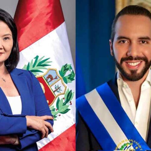 Keiko Fujimori visitará El Salvador para reunirse con el presidente Nayib Bukele en Casa Presidencial.
