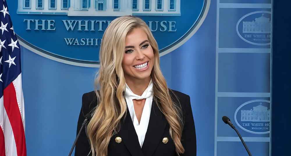 Katie Zacharia, nueva secretaria de prensa de Donald Trump, enfrenta cuestionamientos sobre sus credenciales profesionales en Estados Unidos. Foto: Casa Blanca.