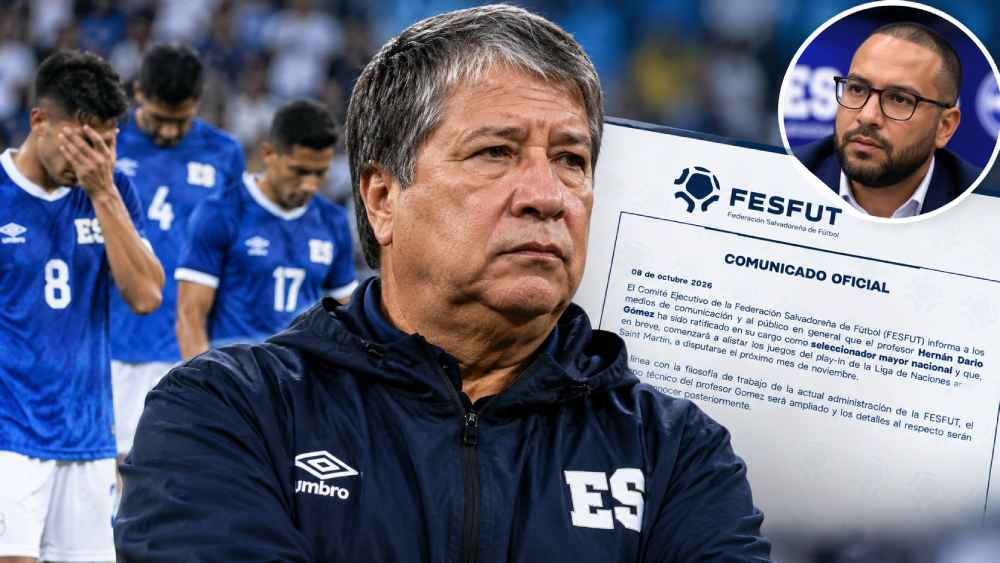 El Bolillo Gómez fue ratificado por la FESFUT para continuar al frente de la Selecta pese a los resultados adversos de su gestión. Foto: Ilustración.