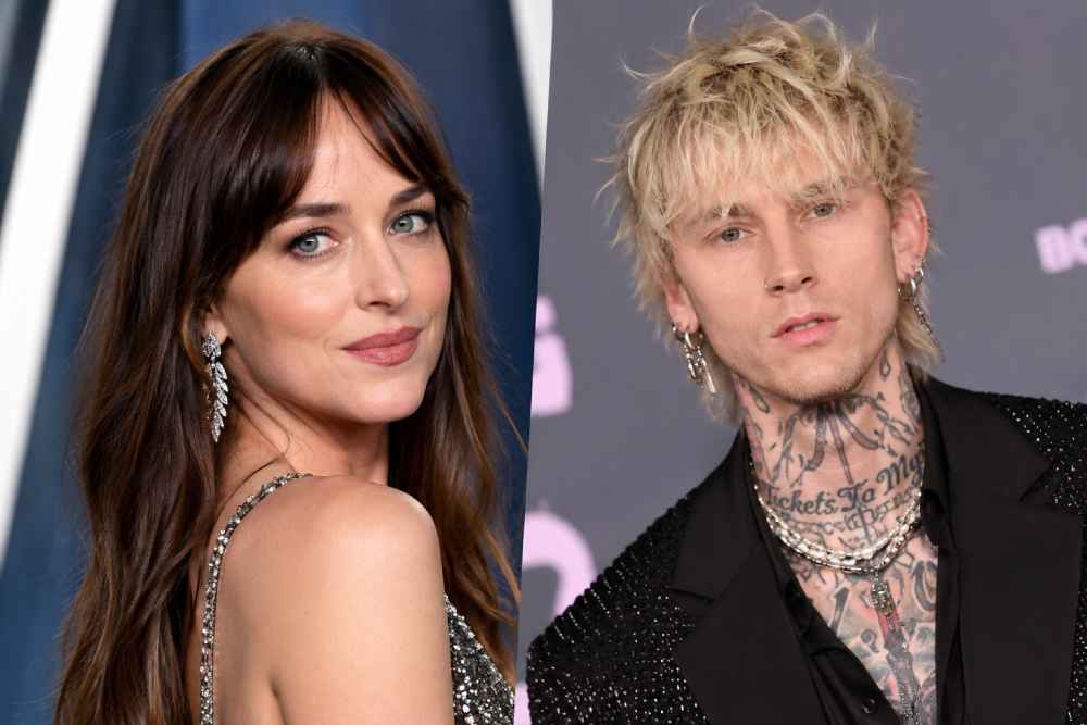 Dakota Johnson y Machine Gun Kelly han sido vinculados sentimentalmente por fuentes cercanas al cantante, aunque ninguno ha confirmado un noviazgo. Foto: Archivo.