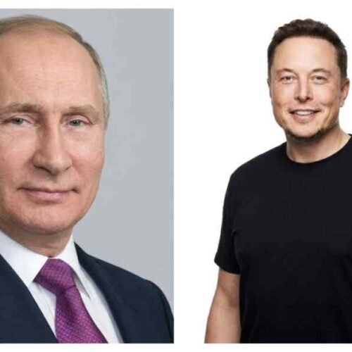 Vladímir Putin elogió a Elon Musk por sus avances en tecnología satelital durante la cumbre Rusia-África en Moscú. Archivo