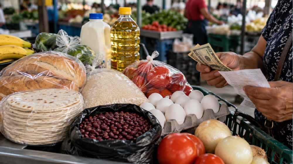La canasta básica alimentaria urbana alcanzó $269.15 en septiembre de 2026, el mayor valor de la serie oficial consultada. Foto: pendiente de asignar. Foto: Ilustración.