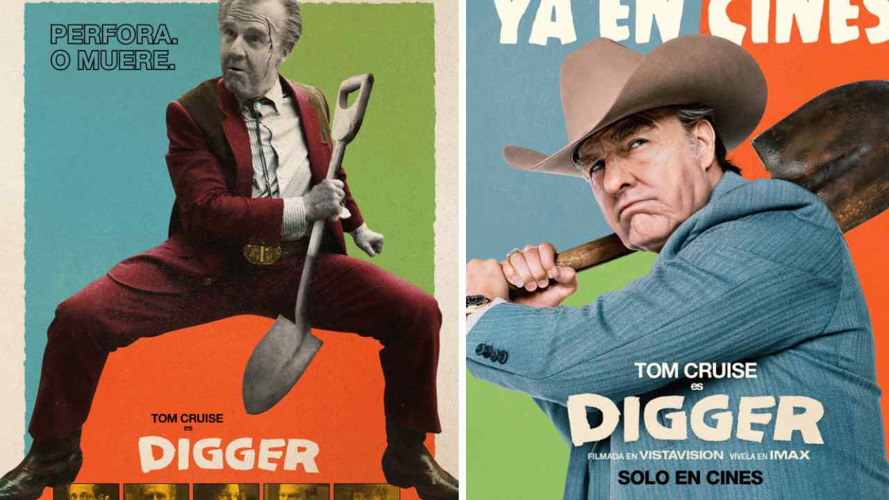 Tom Cruise cambia radicalmente de apariencia para interpretar al magnate petrolero Digger Rockwell en la nueva película de Alejandro González Iñárritu. Foto: Warner Bros. Pictures.